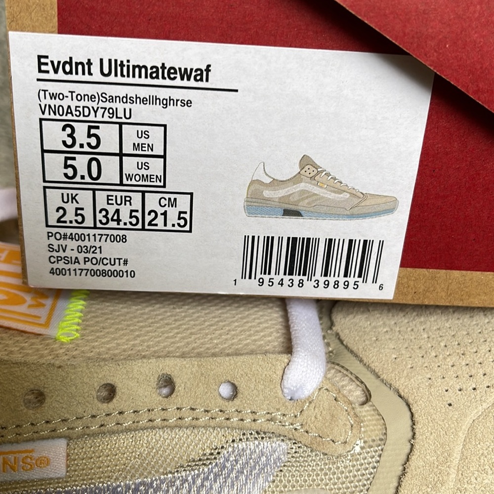 Vans Evdnt Ultimatewaf Two-Tone Sand Shell Hghrse WMNS - Picture 16 of 16